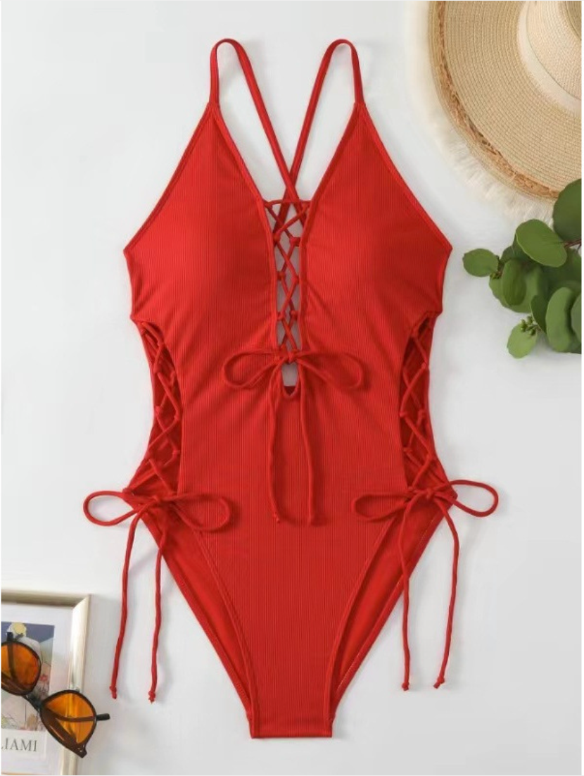 Sexy Backless One-Piece Bikini Swimsuit