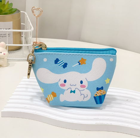 Mini Fruit Cat Coin Purse and Keychain Combo