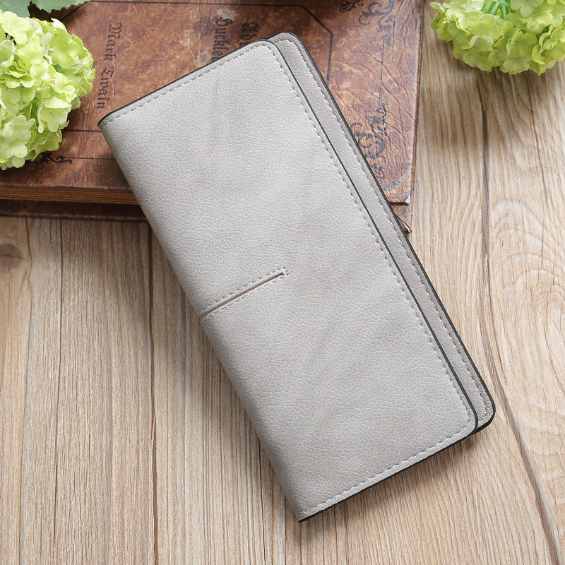 Multifunctional Simple Long Purse for Students