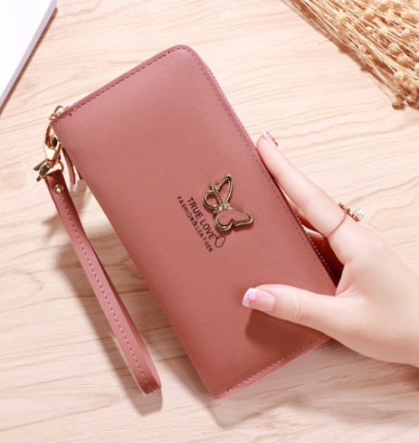 Women's Long Zip Wallet and Coin Purse