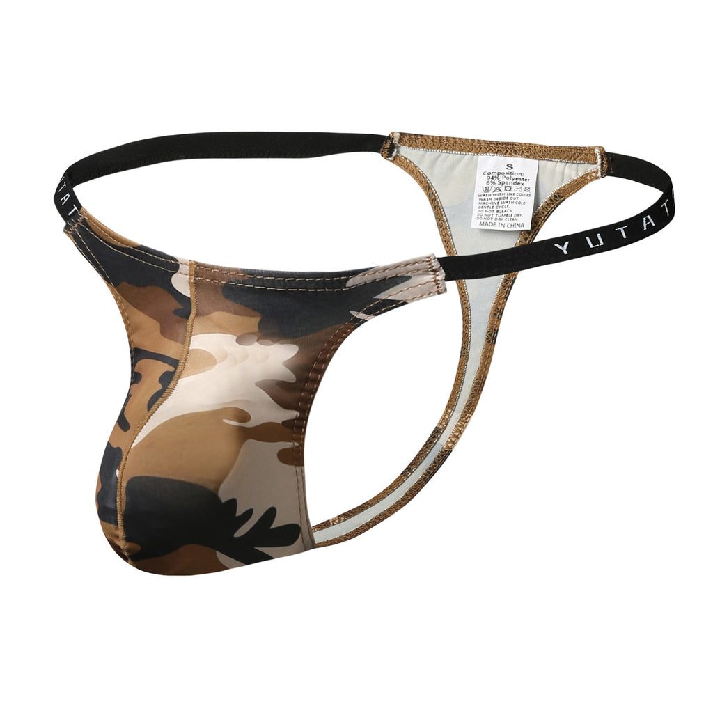 Men's Camouflage Thong Underwear - Sexy Design B623