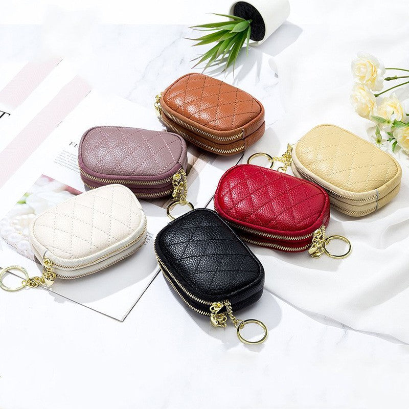 Diamond Embroidery Thread Coin Purse Key Ring Bag