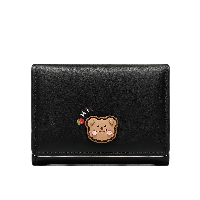 Cute Tri-fold Thin Coin Purse for Women