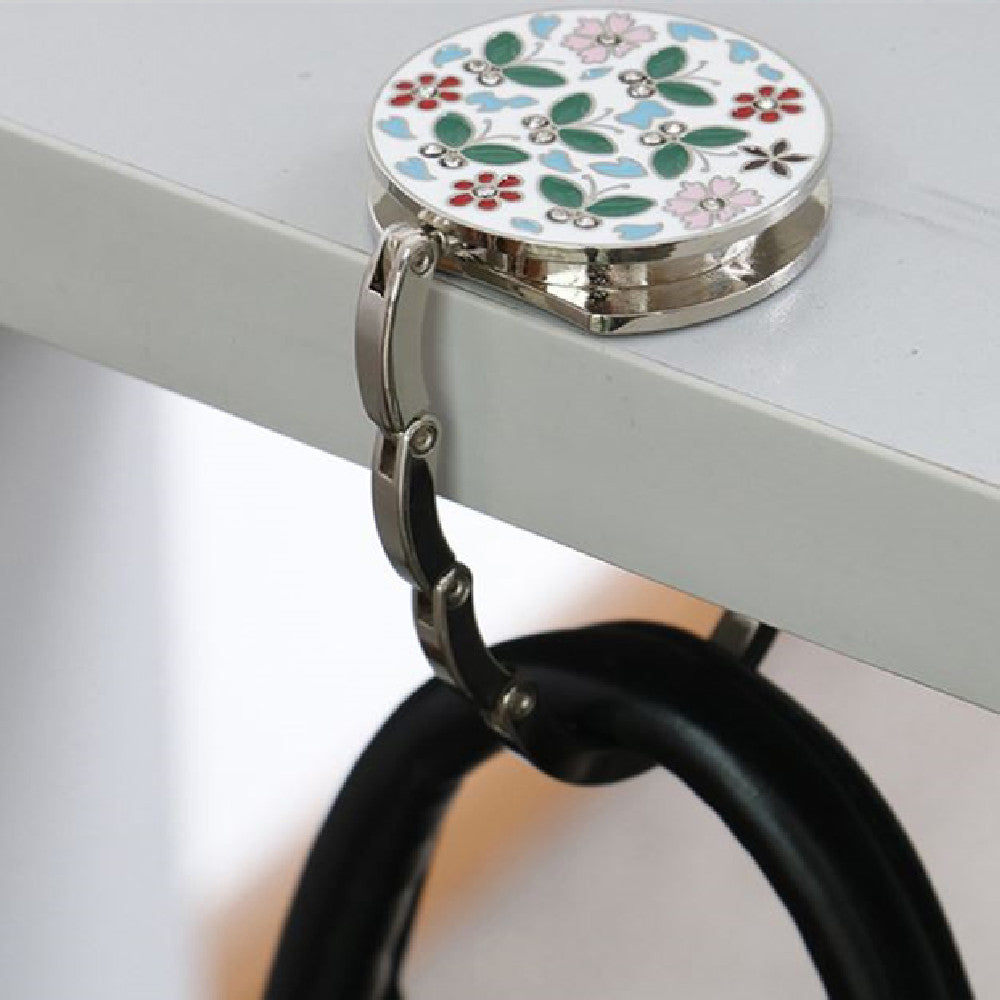 Portable Round Inner Folding Purse Hook for Fashion