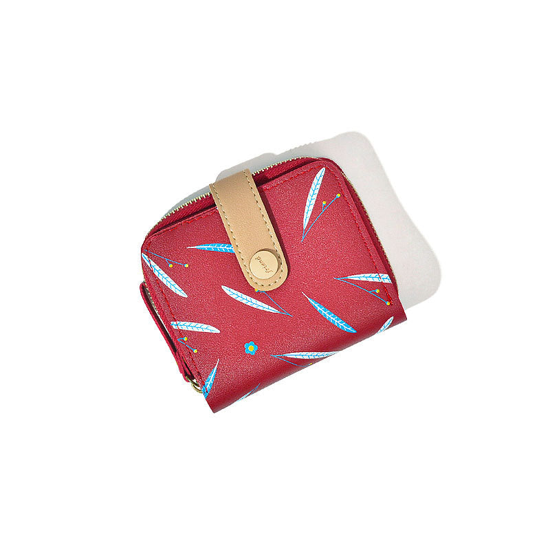 Cute Women's Leather Coin Purse with Large Capacity