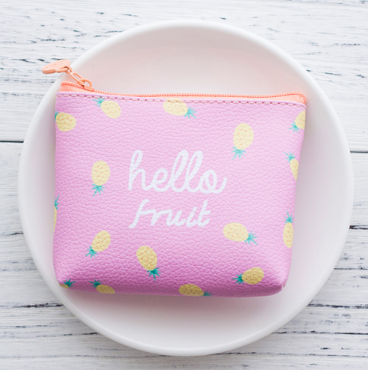 Creative Cartoon Zipper Coin Purse Wallet