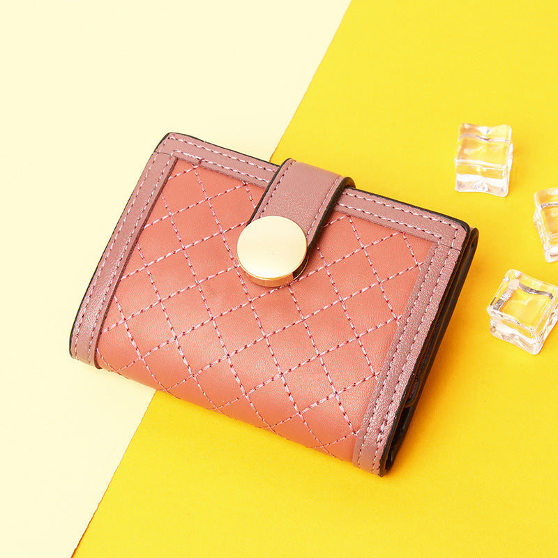 Compact Multi-Card Holder Coin Purse for Students