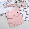 Small Fox Tassel Crossbody Coin Purse