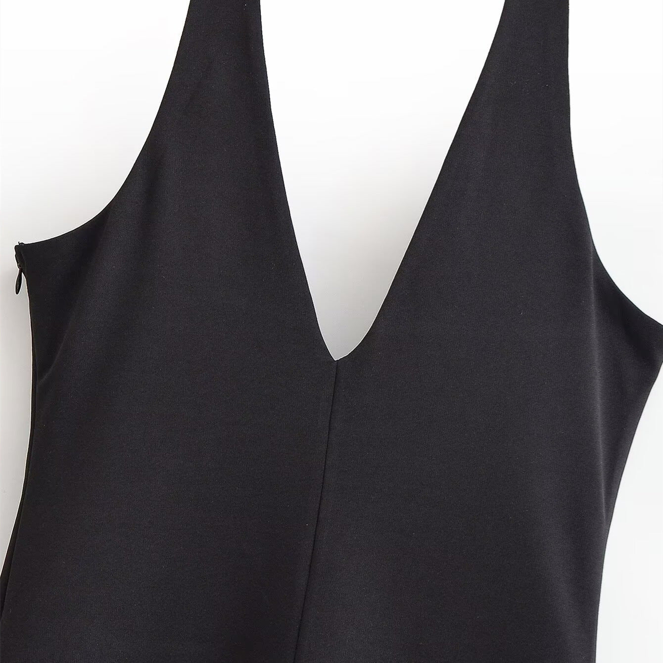 Off shoulder hanging neck collar dress