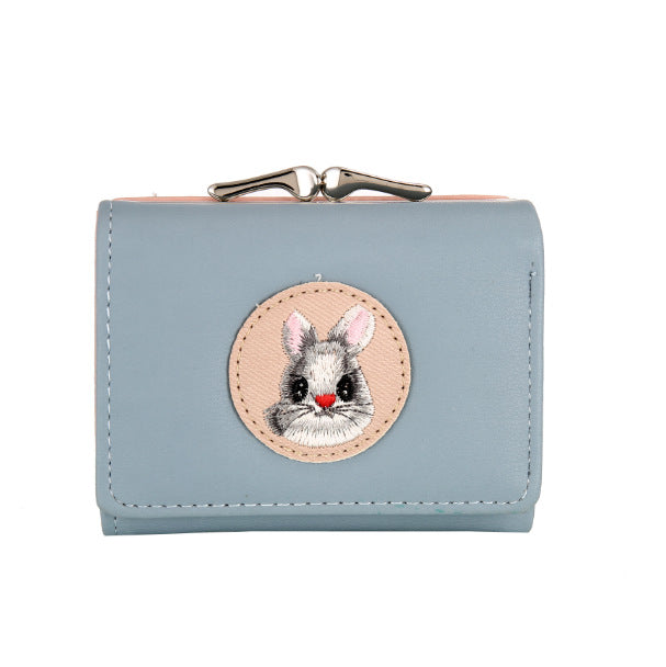 Cute Solid Color Coin Purse for Short Women