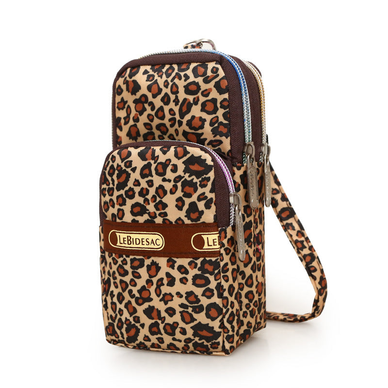 Three-Layer Zipper One-Shoulder Coin Purse