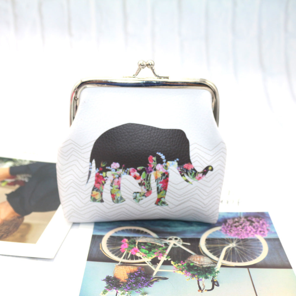 Cute Owl Animal Print Coin Purse