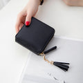 Square Zipper Wallet for Ladies - Coin Purse