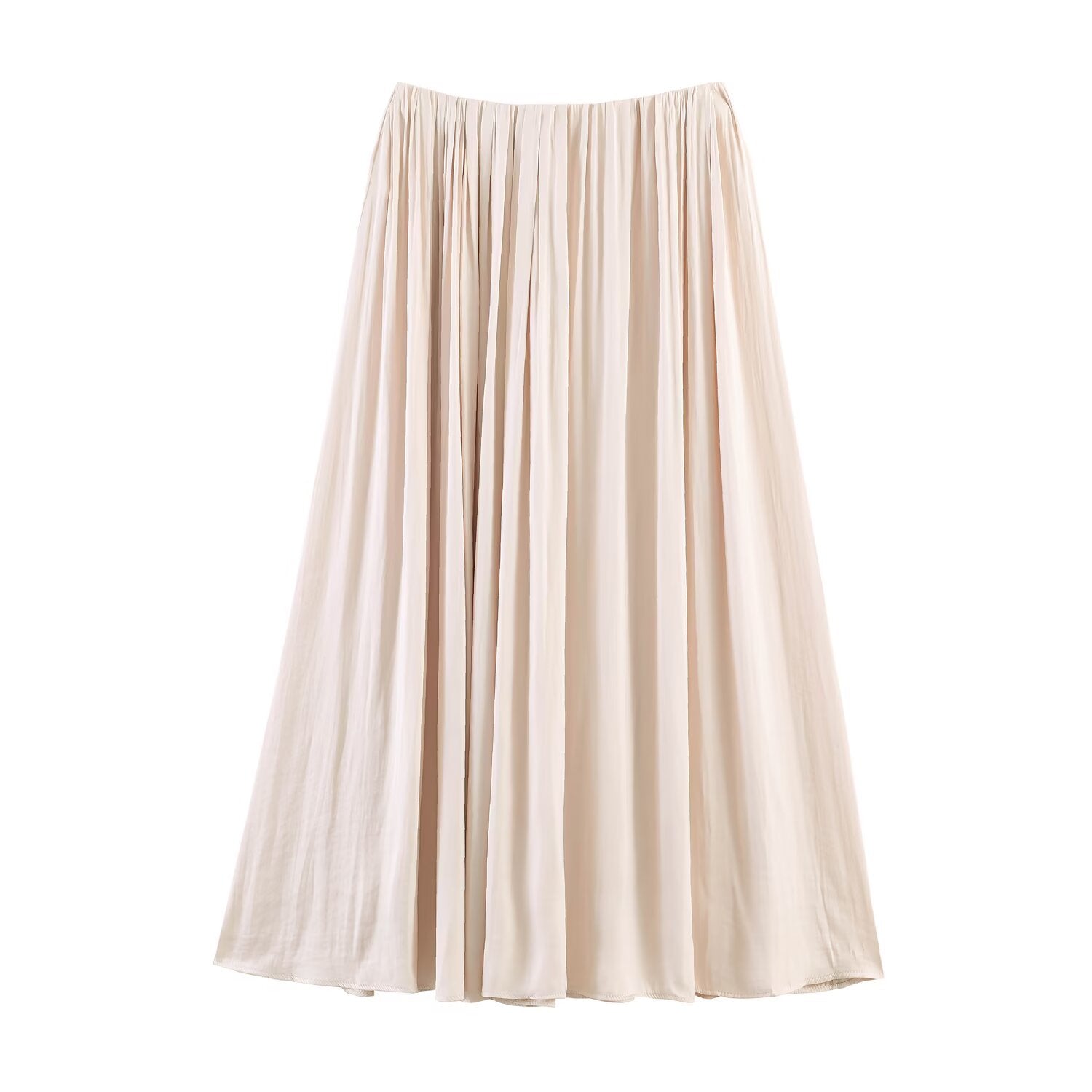 Elastic waist compression loose skirt