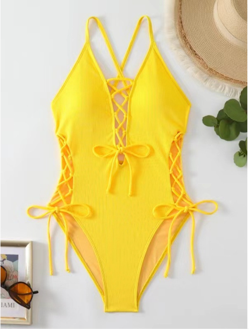 Sexy Backless One-Piece Bikini Swimsuit