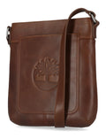Timberland Leather Crossbody Purse Shoulder Bag Cognac