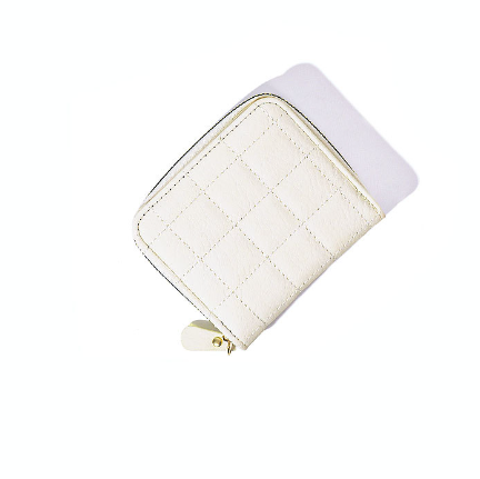Multifunctional Cowhide Coin Purse with Double Zipper