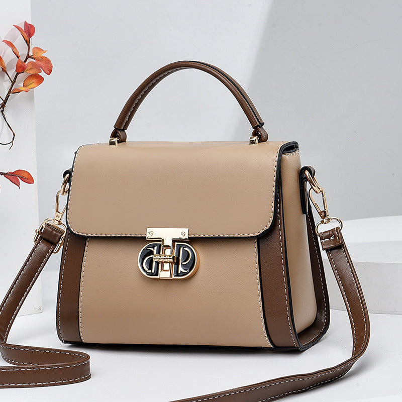 Women's PU Leather Satchel Crossbody Handbag Purse