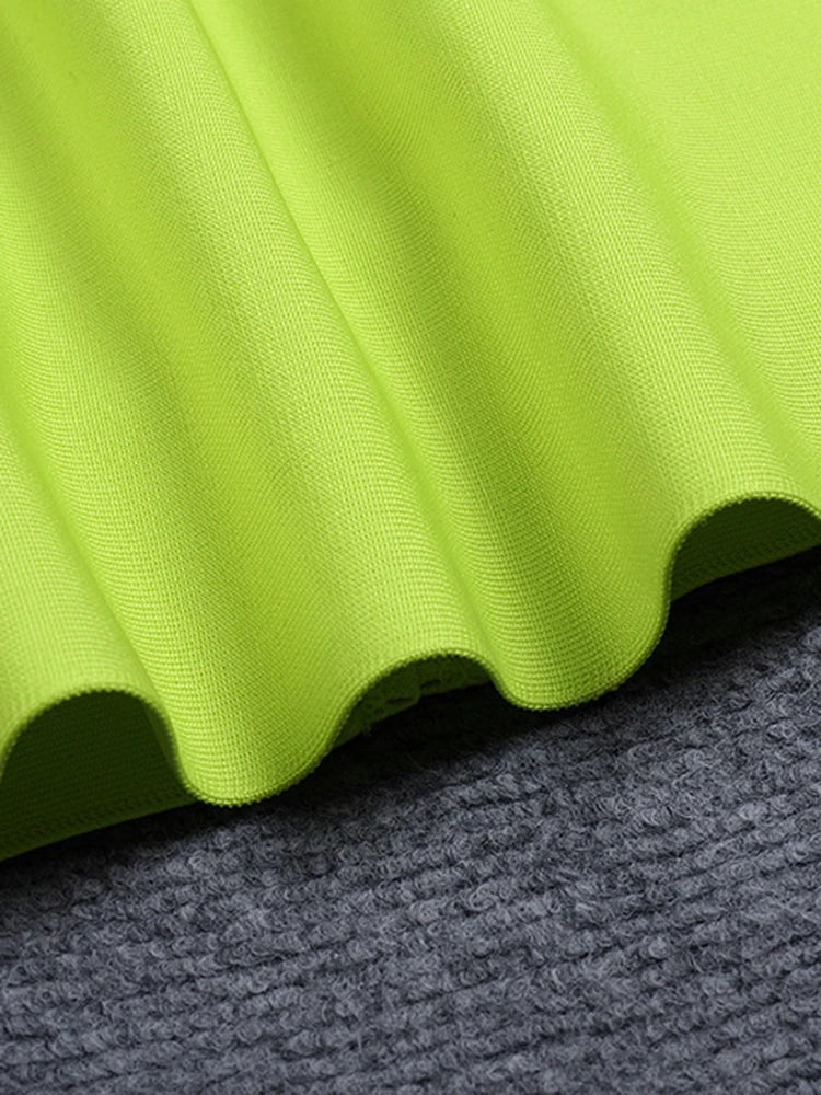Solid Patchwork Diamonds Slimming Sexy Dresses For Women Strapless Long Sleeve High Waist Bodycon Dress Female 2023