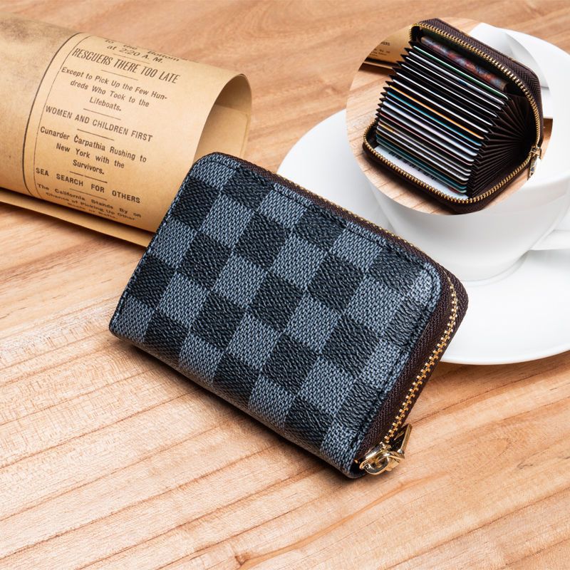Women's Large Capacity Zipper Credit Card Holder Purse
