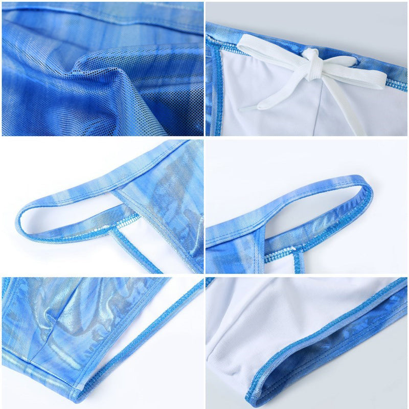 Fashionable Sexy Men's Thong Beach Shorts