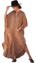 RanRui Caftan Womens plus size Swimsuit Cover Up kaftan Dress Oversized batwing sleeve Long Beach Dress Maxi Length Vibrant Colors mumu Dresses caftans lounge wear mrs roper cosutium 80‘s dresses