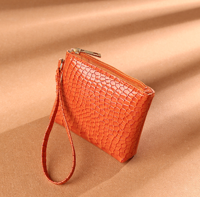 Solid Color PU Clutch Purse Bag