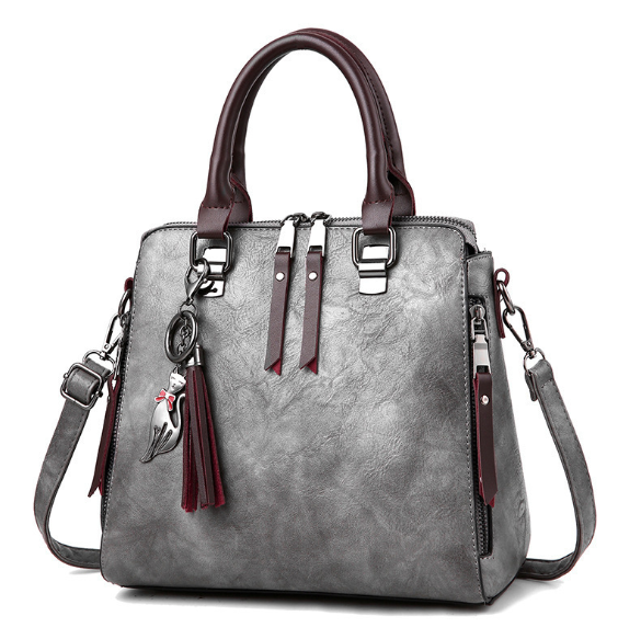 Cat-Themed Tote Bag, Shoulder & Crossbody Purse