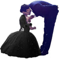 Girls Cinderella Princess Pageant Ball Gowns Kids Tulle Flower Girls Dresses Black 8