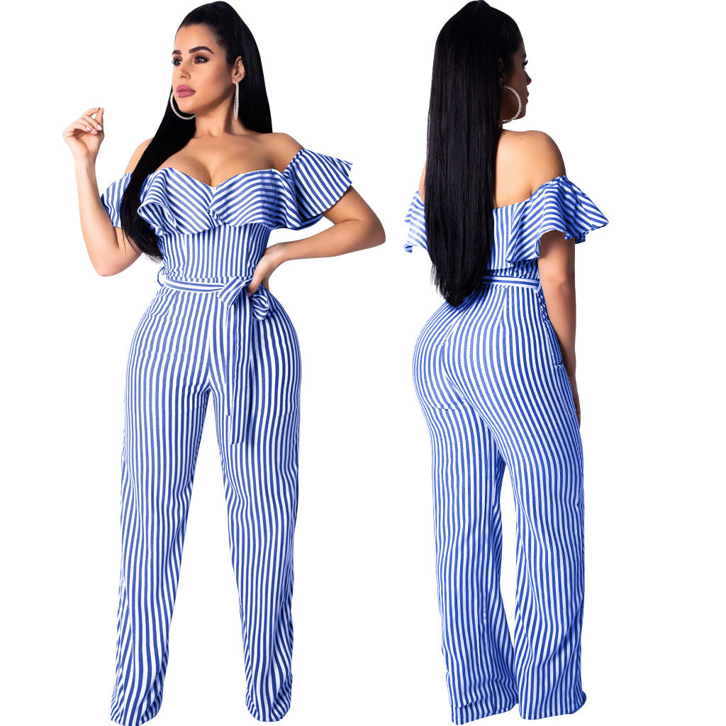 Sexy Striped Jumpsuit (One Piece)