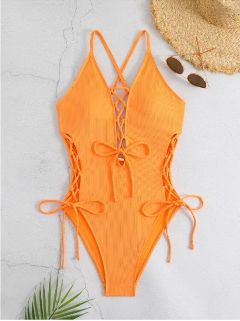 Sexy Backless One-Piece Bikini Swimsuit