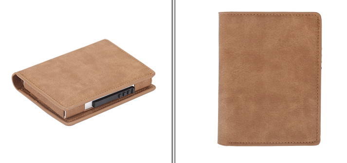 Automatic Card and Coin Purse Wallet