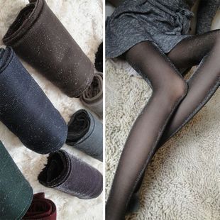 Colorful Silver Thread Stockings - Sexy Pantyhose