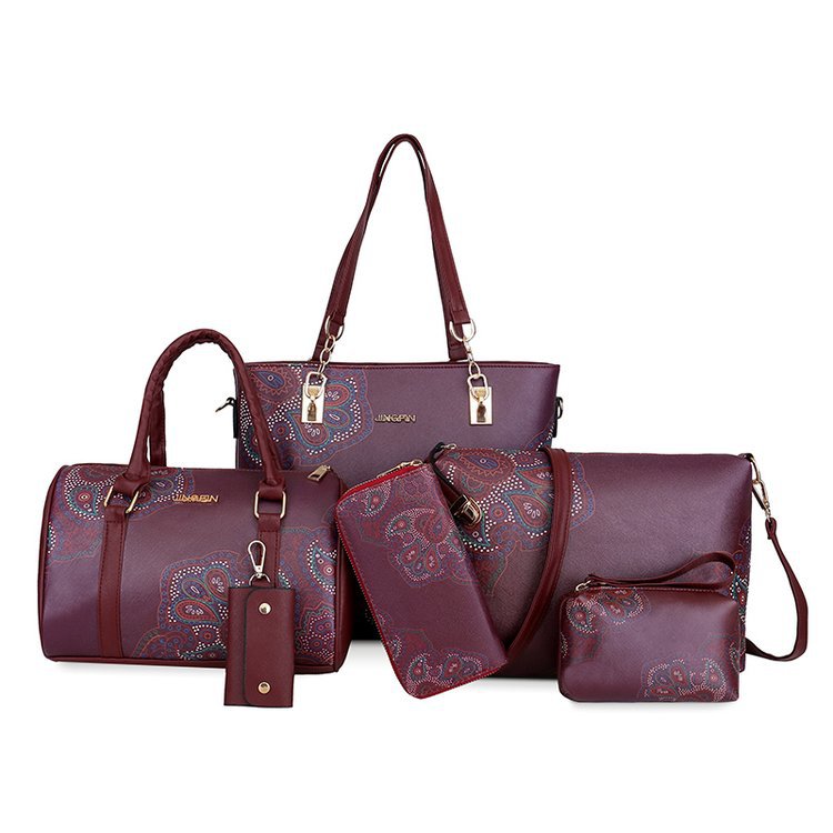 Women's Retro Handbag and Crossbody Purse Set