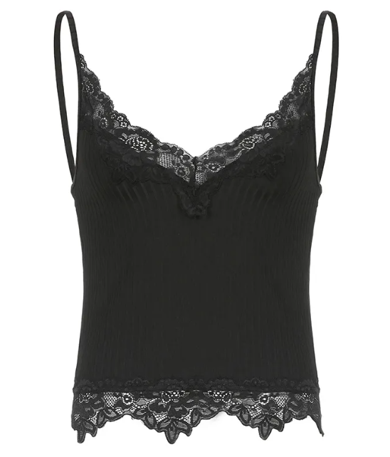 Sexy Lace V-Neck Sling Top