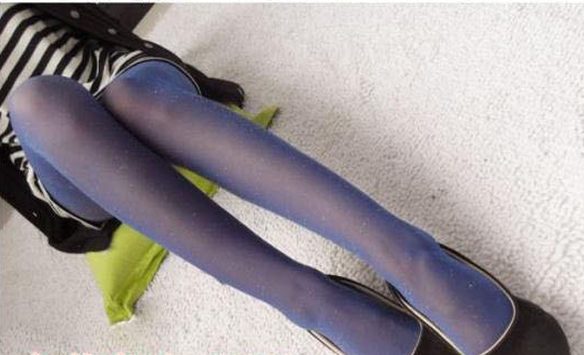 Colorful Silver Thread Stockings - Sexy Pantyhose