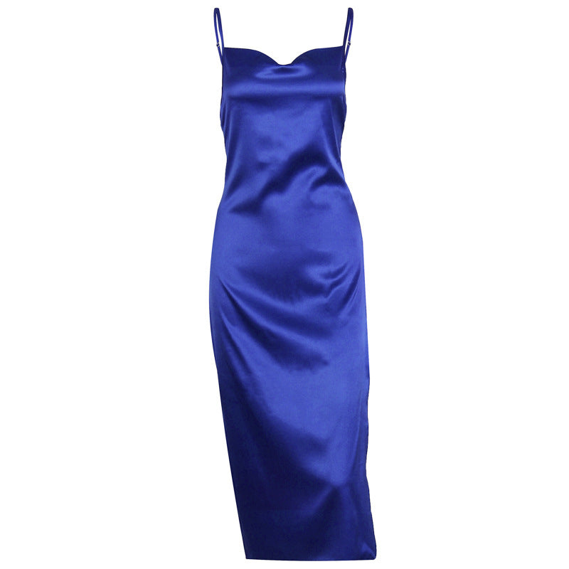 Fashionable Sexy Sling Split Dress