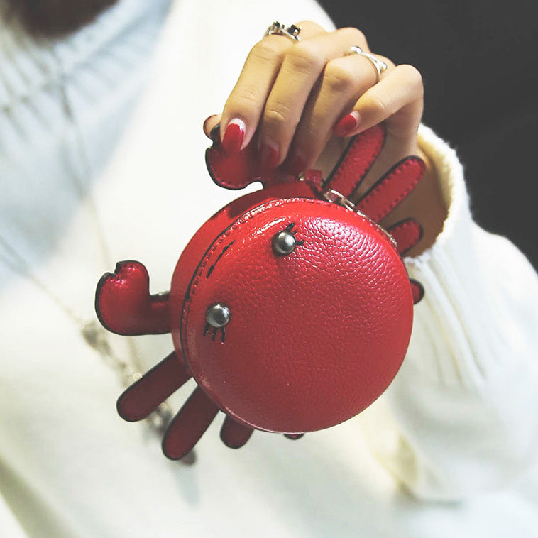 Trendy Crab Coin Purse - Cute Children's Wallet