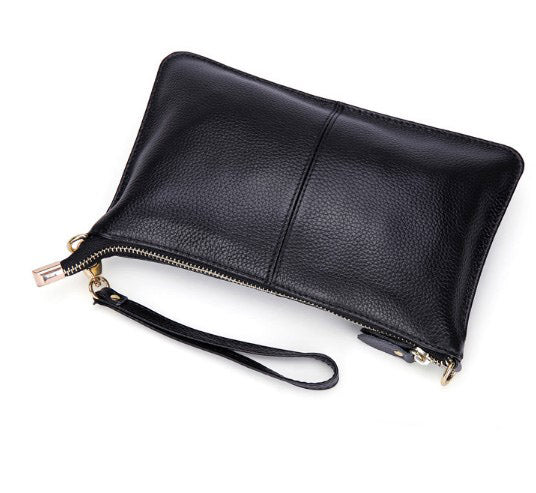 Leather Women's Crossbody Bag and Clutch Purse