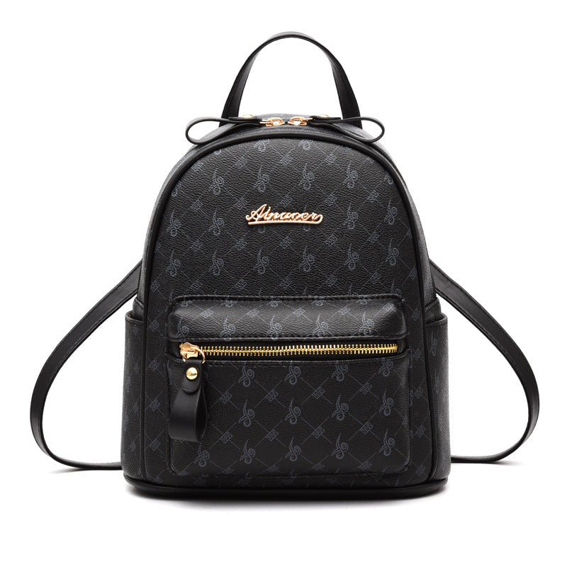 Classic HB-66B2 Backpack with Crocodile Pattern Purse