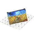 Oil Painting Small Square Coin Purse Bag