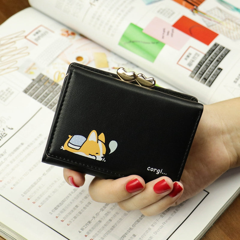 Cute Japanese Girl Heart Coin Purse - Korean Style