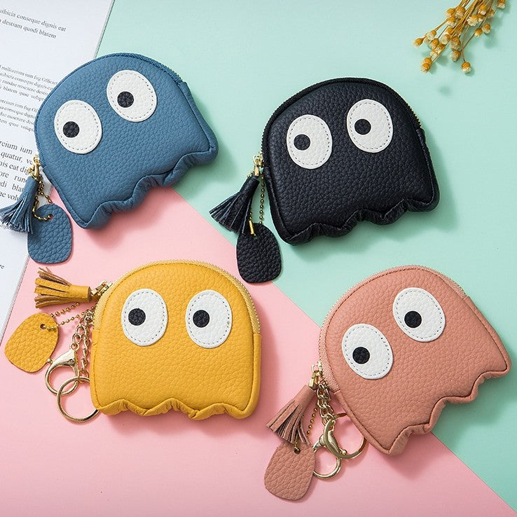 Cute Mini Genuine Leather Cowhide Coin Purse