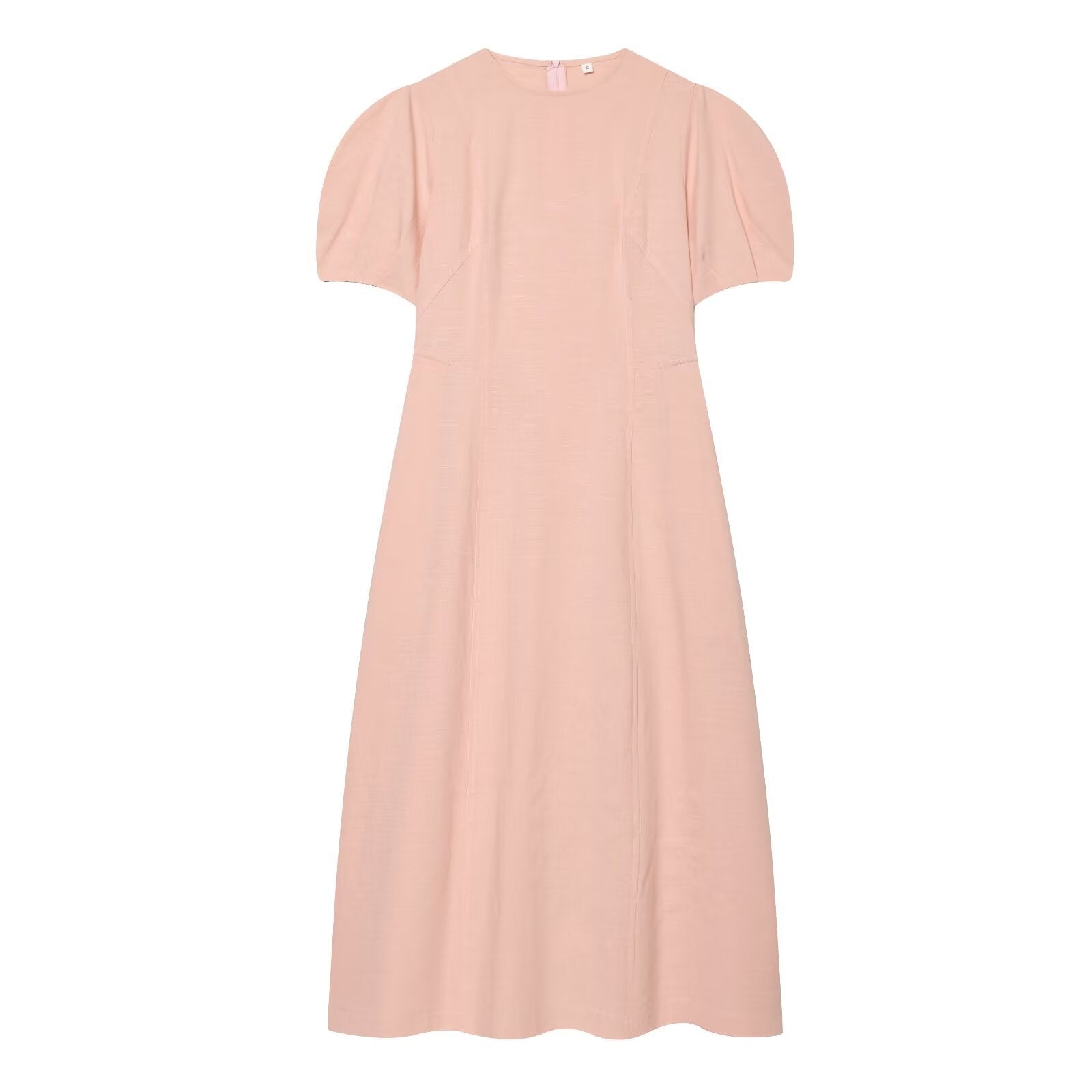 Commuting style linen blend dress