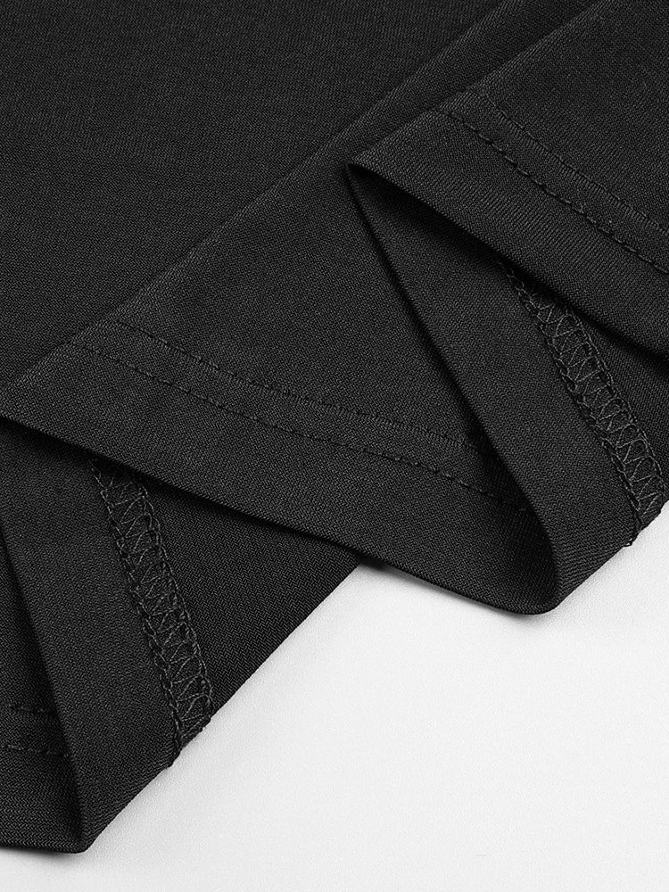 Solid Patchwork Glove Elegant Dresses For Women Strapless Half Sleeve High Waist Backless Sexy Dress Female Fashion