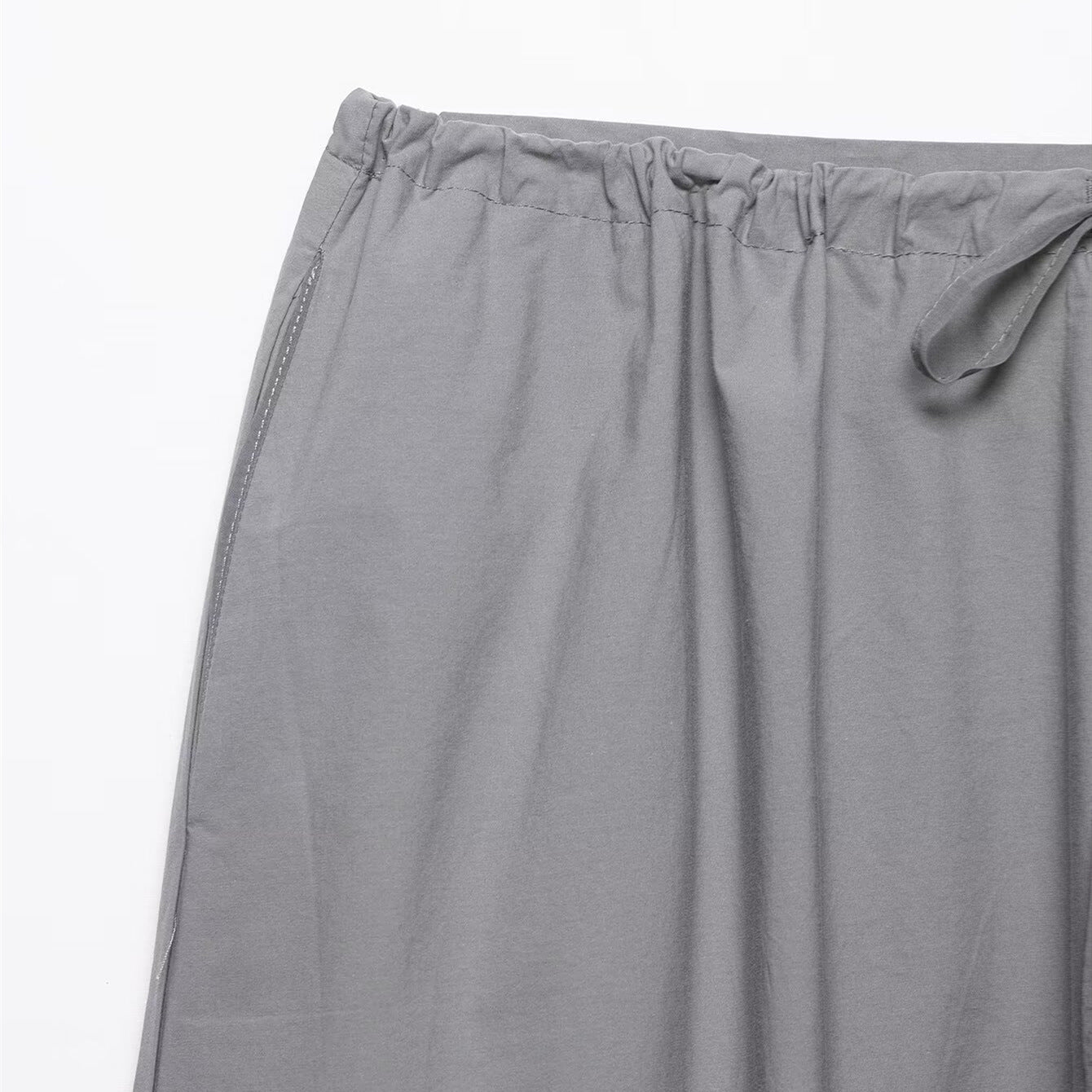 Splicing and layering decorative MIDI skirt