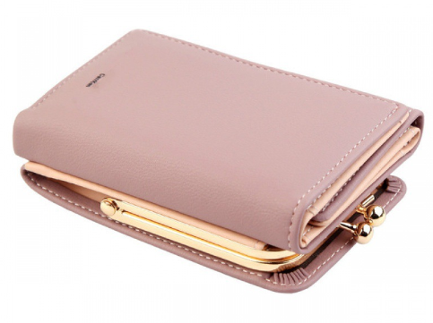 Small Foldable PU Leather Coin Purse for Women
