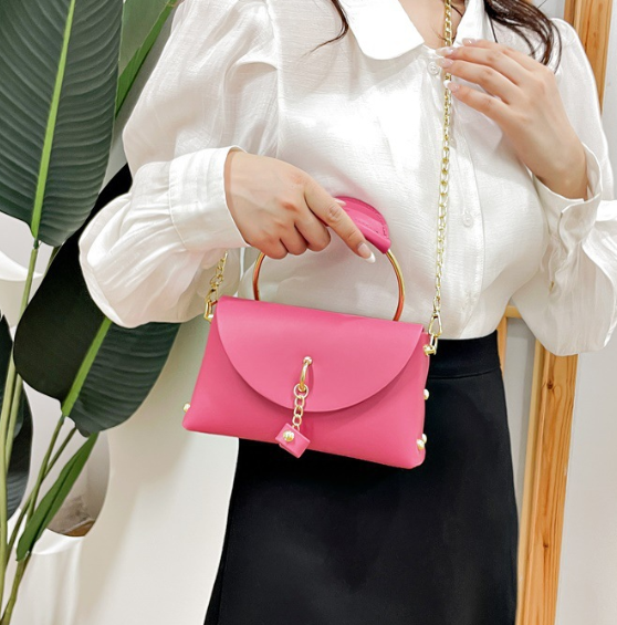 Chain Shoulder Bag and Coin Purse with Handle