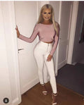 Tight Zipper Sexy Bandage Stretch Leggings