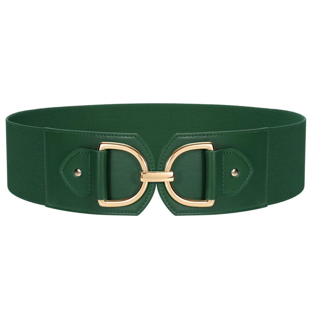TRIWORKS Women Wide Elastic Waist Belt Fashion Stretchy Belt for Dresses Halloween Cosplay Belt